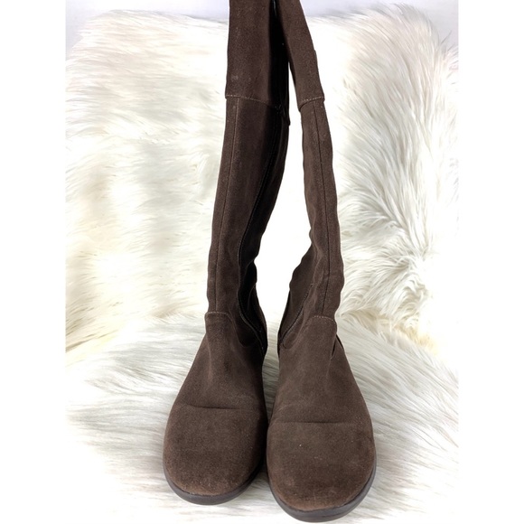 Cole Haan Nike Air Brown Suede Boots - Picture 2 of 4